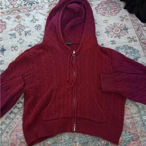 Brandy Melville Red knit Sweater